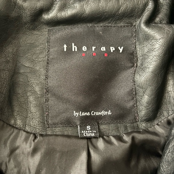 Vintage short sleeve leather jacket - Picture 3 of 3